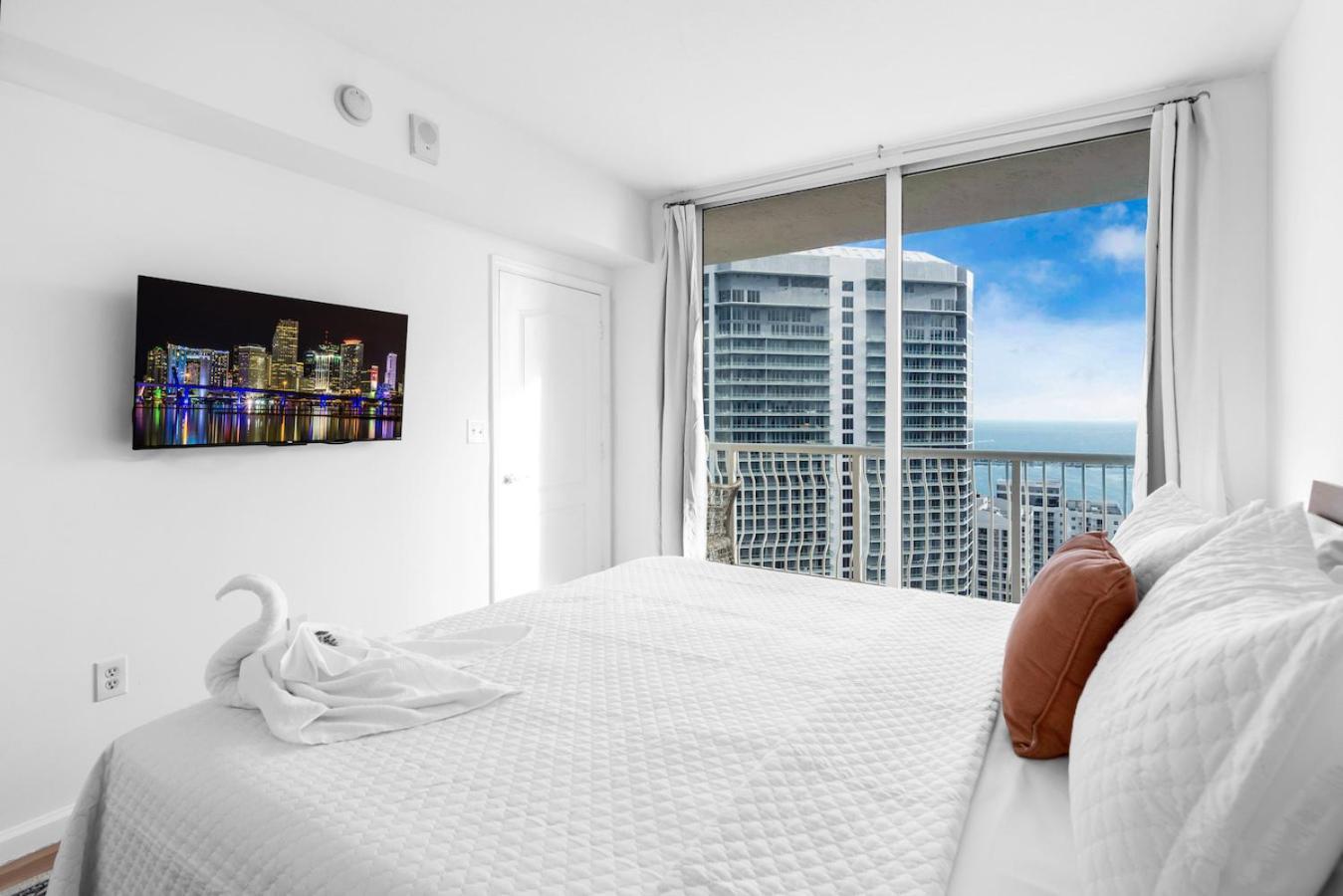 Spacious 2 Bed Unit In Brickell With Free Parking 迈阿密 外观 照片